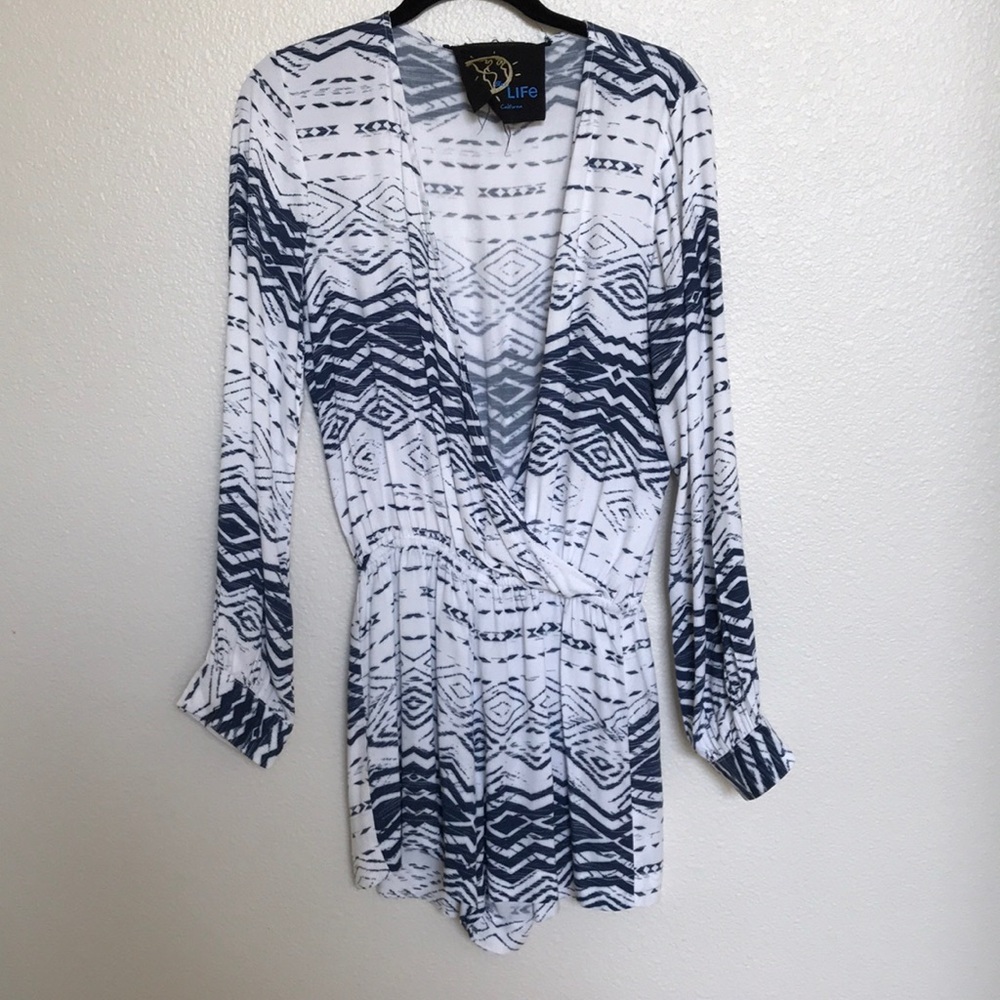 Blue Life Romper